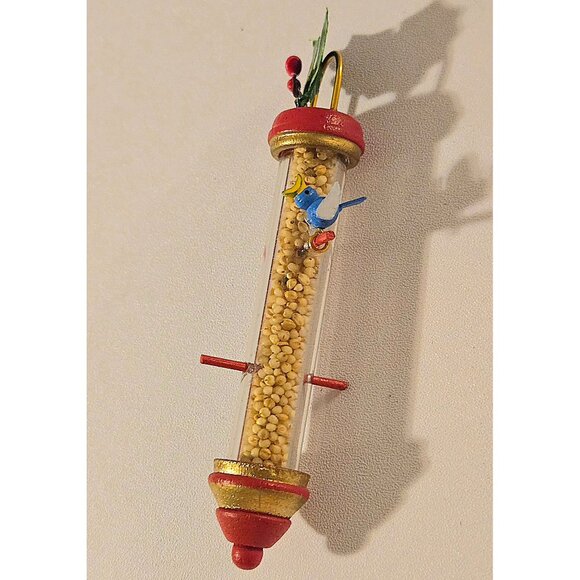 wild bird unltd Bird Feeder Ornaments With Miniature Birds & Faux Seeds - Picture 2 of 9